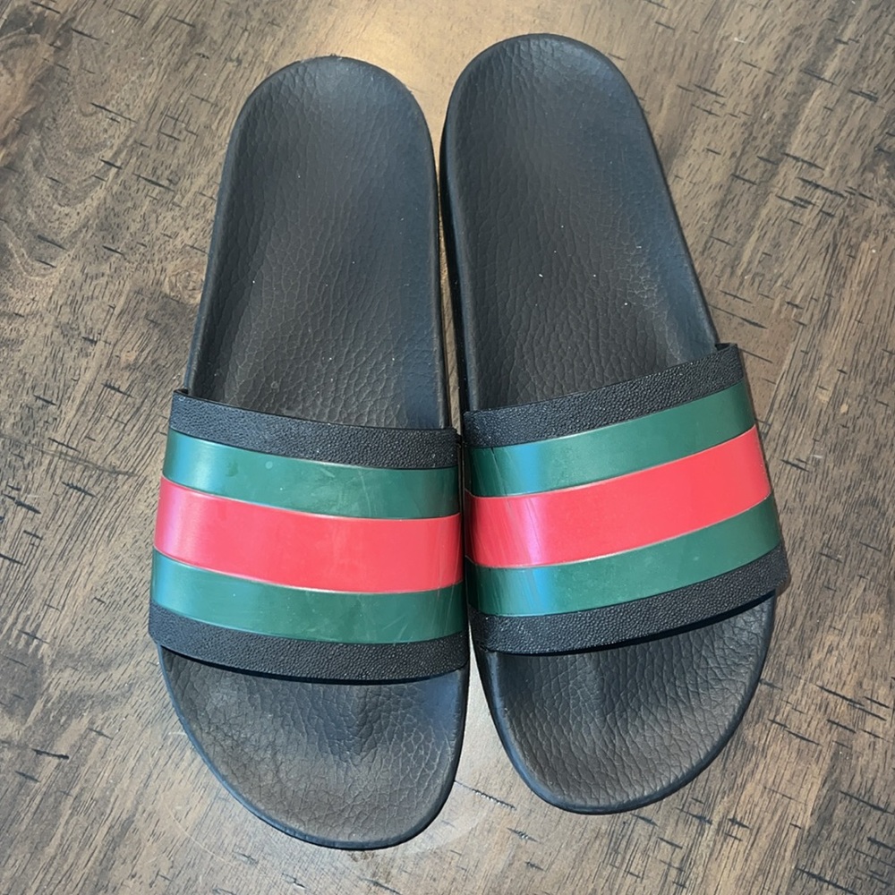 Gucci Slides Size 10 - image 1